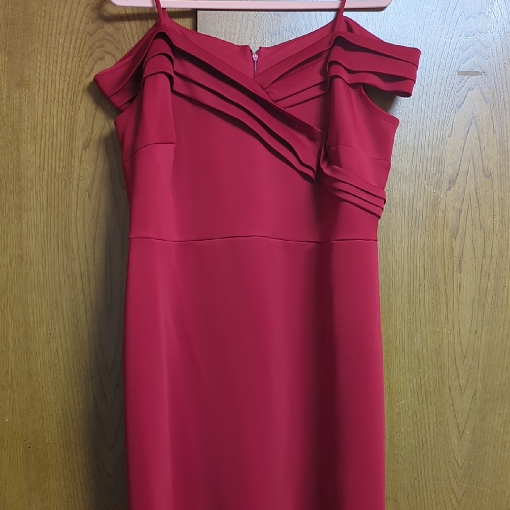 Enfocus Studio Red High Low Dress